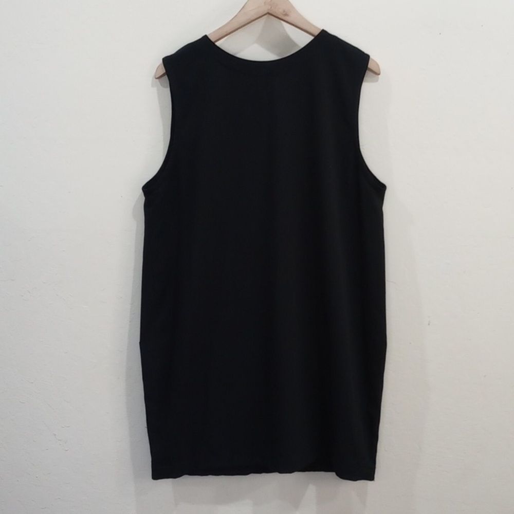 Planet by Lauren G Black Pullover Tunic Dress, OS - Picture 2 of 10